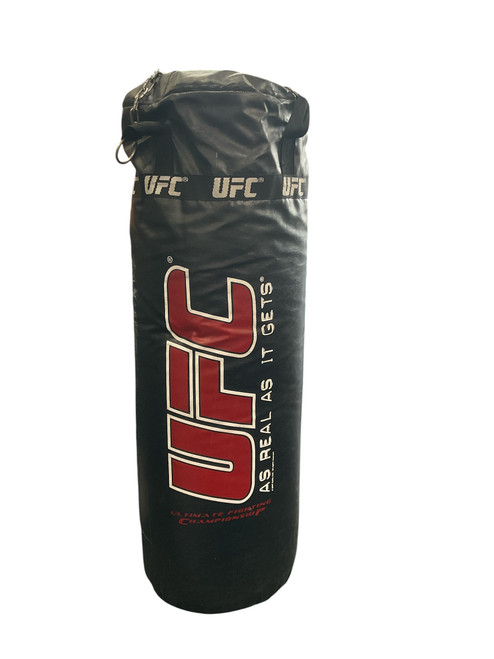 Vist Large View of Product Image Which is Used UFC ULTIMATE FIGHTING MMA AND BOXING BAG Boxing Heavy Bag Black 100 lb