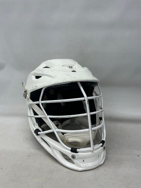 Vist Large View of Product Image Which is Used Warrior BURN HELMET Lacrosse Helmet White One Size