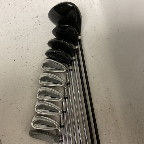 Vist Large View of Product Image Which is Used Delta X2400 Teen Package Set RH Black And Neon Green 10 Piece