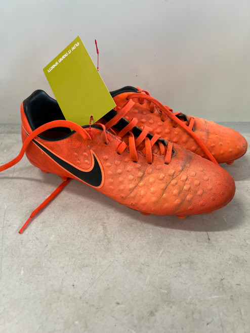 Vist Large View of Product Image Which is Used Nike Soccer Cleats Orange Senior 7