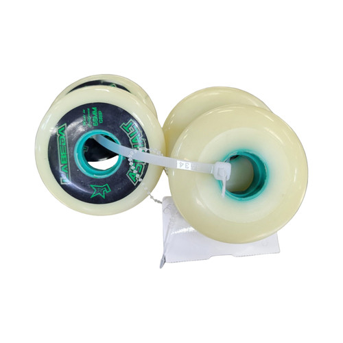 Vist Large View of Product Image Which is Used LABEDA ASPHALT WHEELS 68MM Street Hockey Accessories Neon Green Senior