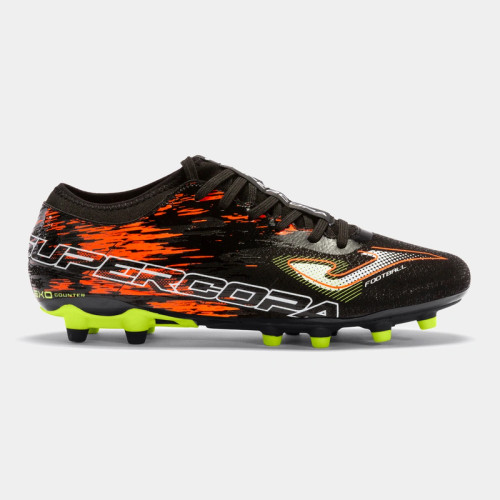 Vist Large View of Product Image Which is Joma Supercopa Soccer Cleats Black/Coral #SUPS2301FG