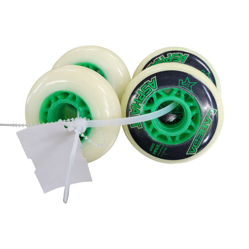Vist Large View of Product Image Which is Used LABEDA ASPHALT WHEELS 72MM Street Hockey Accessories White Senior