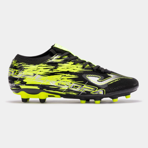 Vist Large View of Product Image Which is Joma Supercopa Firm Ground Soccer Cleats Black #SUPW2201FG