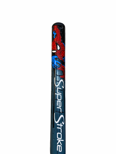 Vist Large View of Product Image Which is Used Super Stroke SPIDER MAN Golf Accessory