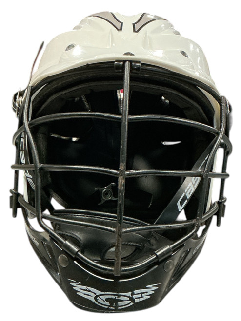 Vist Large View of Product Image Which is Used Cascade CVP-R Lacrosse Helmet White S/M