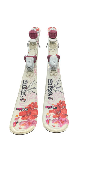 Vist Large View of Product Image Which is Used Rossignol FUN GIRL Girls Skis Only White 100 cm