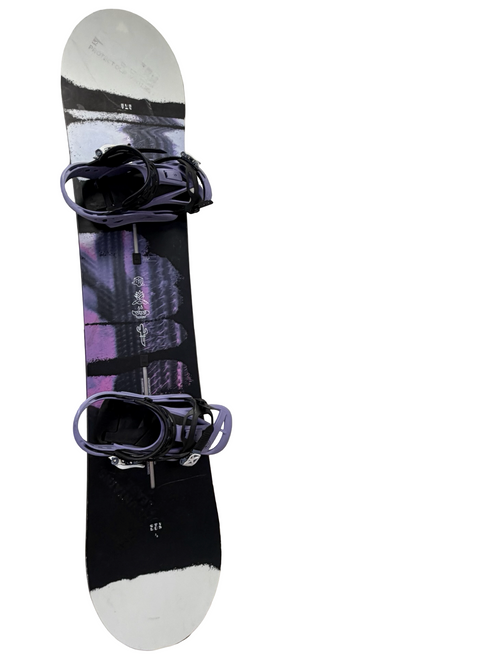 Vist Large View of Product Image Which is Used 2022 Burton STYLUS 138cm Womens Flat Top Snowboard w/ Burton Citizen Bindings