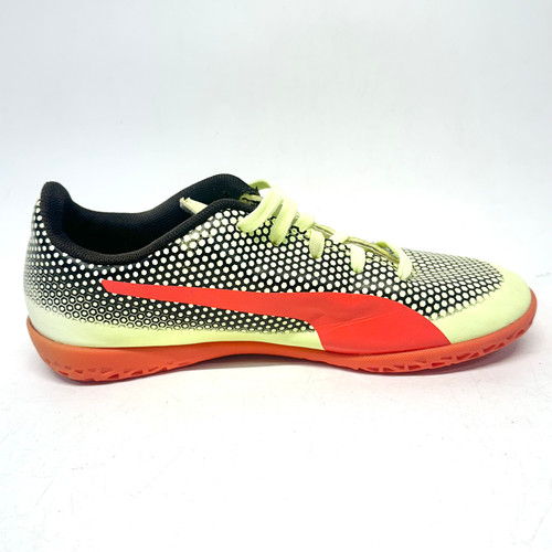 Vist Large View of Product Image Which is Used Puma SPIRIT IT JR Soccer Indoor Shoes Optic Yellow Junior 03.5