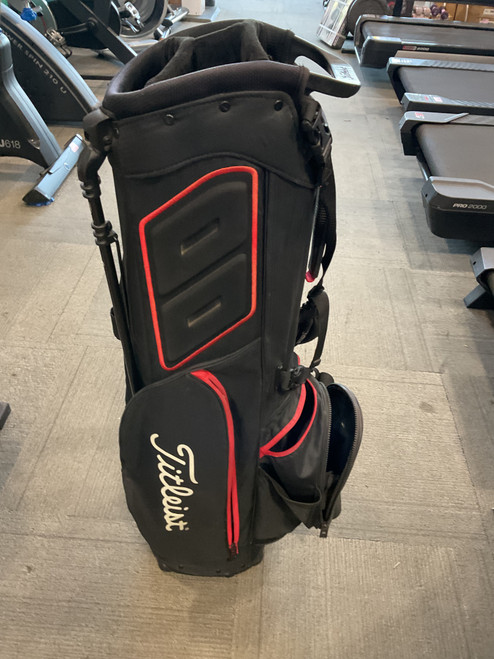 Vist Large View of Product Image Which is Used Titleist PLAYERS 4 PLUS Mens Stand Bag Black