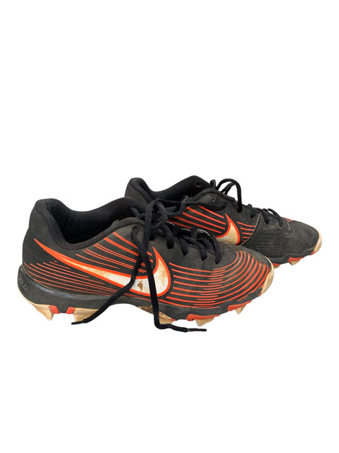 Vist Large View of Product Image Which is Used Nike 3Y BLK/ORANGE BB/SB Cleats Black Junior 03