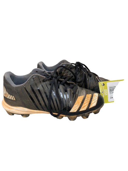 Vist Large View of Product Image Which is Used Adidas 2.5 CLEATS BLK/WHT BB/SB Cleats Black Junior 02.5