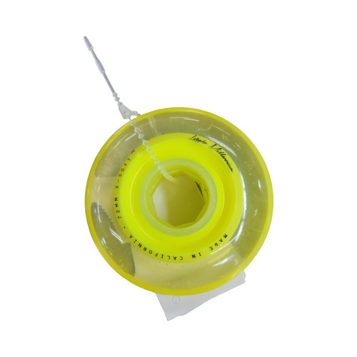 Vist Large View of Product Image Which is Used LABEDA MILLENNIUM WHEELS 72MM Street Hockey Accessories Yellow Senior