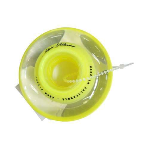 Vist Large View of Product Image Which is Used LABEDA MILLENNIUM WHEELS 68MM Street Hockey Accessories Yellow Senior