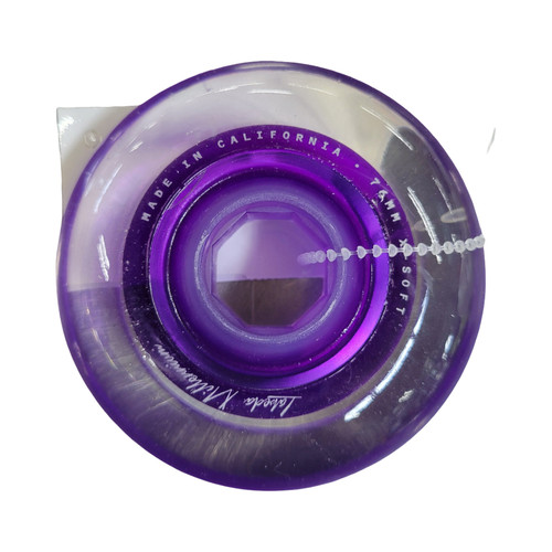 Vist Large View of Product Image Which is Used LABEDA MILLENNIUM WHEELS 76MM Street Hockey Accessories Purple Senior