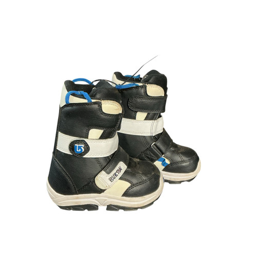 Vist Large View of Product Image Which is Used Burton Boys Snowboard Boots Black Youth 11.0