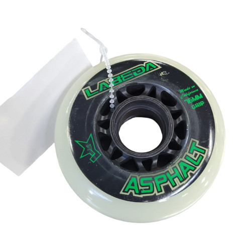 Vist Large View of Product Image Which is Used LABEDA ASPHALT WHEELS 76MM Street Hockey Accessories White Senior
