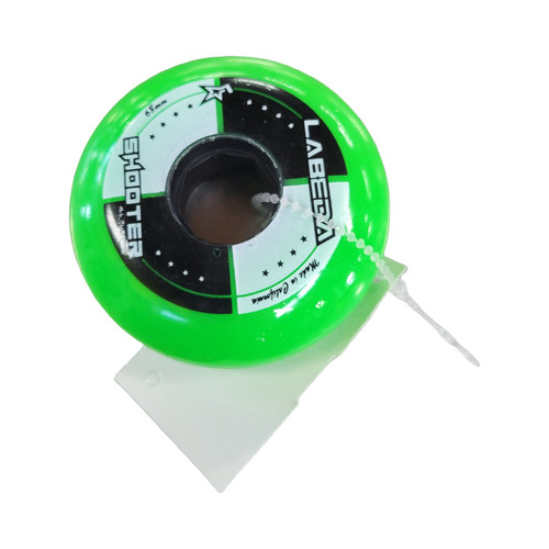 Vist Large View of Product Image Which is Used LABEDA SHOOTER WHEELS 68MM Street Hockey Accessories Neon Green Senior