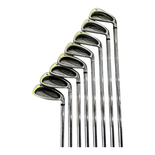 Vist Large View of Product Image Which is Used Wilson FAT SHAFTS Mens Iron Set RH 4I-GW/AW