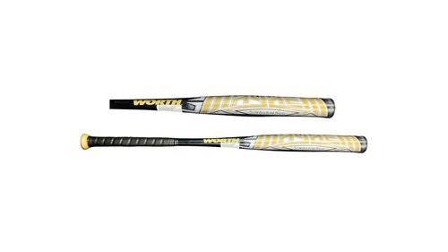 Vist Large View of Product Image Which is Used Worth MAYHEM SINGLEWALL BB/SB Slowpitch Bat 34"