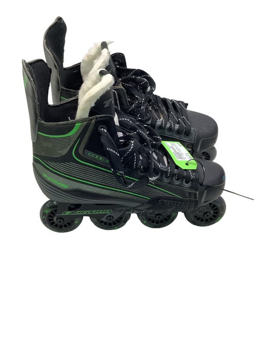 Vist Large View of Product Image Which is Used Tour CODE 9 HOCKEY INLINE SKATES Senior Rec Fitness Skates Black Senior 12