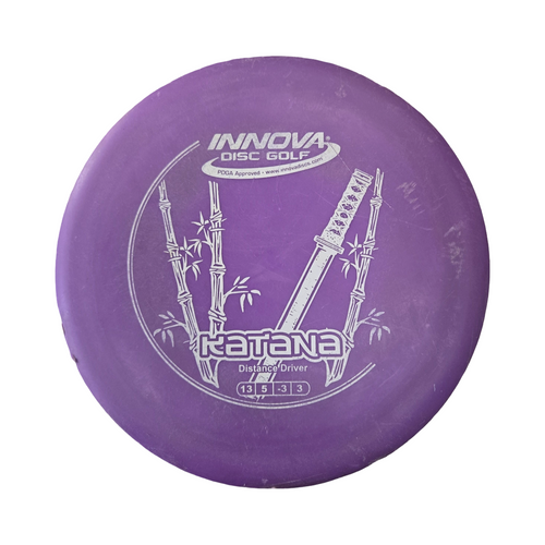 Vist Large View of Product Image Which is Used Innova KATAN DRIVER Disc Golf Driver Purple