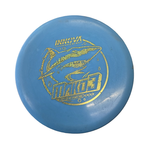 Vist Large View of Product Image Which is Used Innova MAKO 3 STAR MID Disc Golf Mid Range Carolina Blue