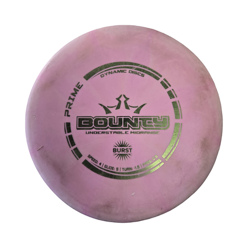 Vist Large View of Product Image Which is Used Dynamic Discs BOUNTY PRIME BURST MID Disc Golf Mid Range Pink