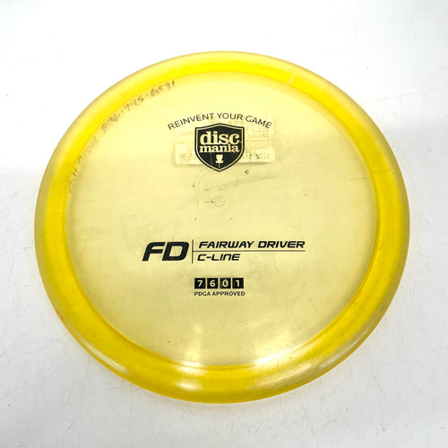Vist Large View of Product Image Which is Used Discmania FD C LINE Disc Golf Driver Clear 172g