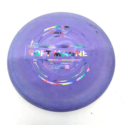 Vist Large View of Product Image Which is Used Discraft SOFT MAGNET Disc Golf Putter Purple 172g