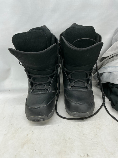 Vist Large View of Product Image Which is Used Chamonix SNOW BOARD Boys Snowboard Boots Black Youth 08.0