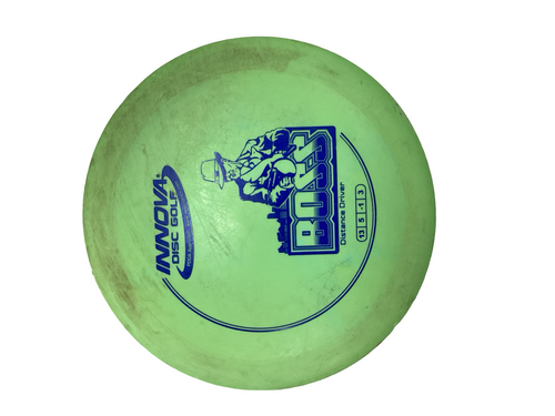 Vist Large View of Product Image Which is Used Innova BOSS Disc Golf Driver Green