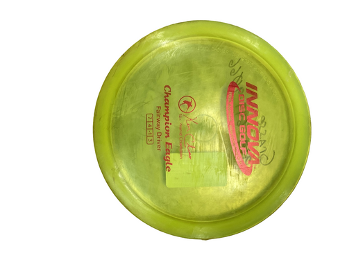 Vist Large View of Product Image Which is Used Innova CHAMPION EAGLE Disc Golf Driver Yellow