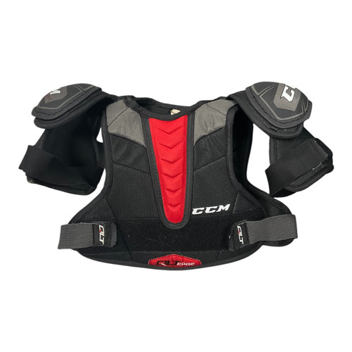 Vist Large View of Product Image Which is Used CCM QLT EDGE Junior Shoulder Pads MD