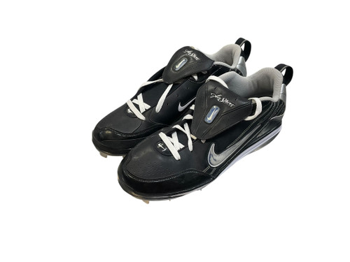 Vist Large View of Product Image Which is Used Nike AIR SHOW ELITE BB/SB Cleats Black Senior 13