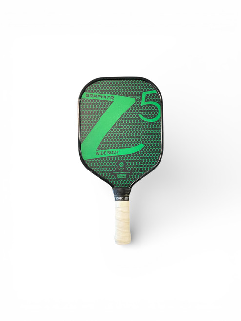 Vist Large View of Product Image Which is Used Onix Z5 GRAPHITE WIDE BODY Pickleball Racquet Green
