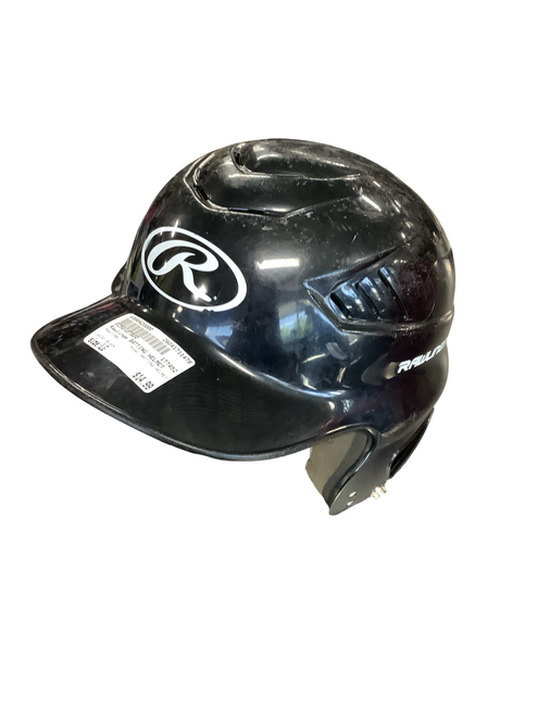 Vist Large View of Product Image Which is Used Rawlings BATTING HELMET Batting Helmet No Mask Black LG
