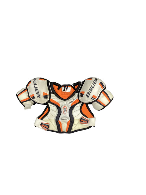 Vist Large View of Product Image Which is Used Bauer ONE60 Junior Shoulder Pads SM