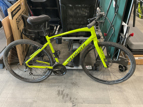 Vist Large View of Product Image Which is Used Specialized SIRRUS 2.0 Hybrid/City Bike Mens Optic Yellow 56-58cm - LG Frame