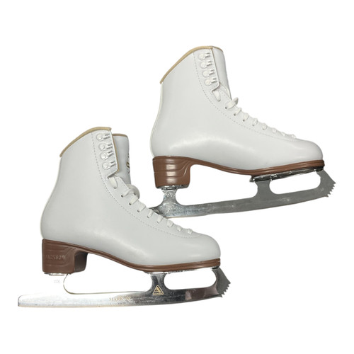 Vist Large View of Product Image Which is Used Jackson ARTISTE WomensFigure Skate White Senior 8