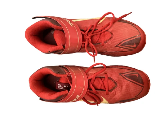 Vist Large View of Product Image Which is Used Nike TROUT FASTFLEX BB/SB Cleats Red Senior 10