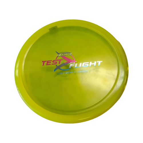 Vist Large View of Product Image Which is Used Discraft TEST FLIGHT ZONE/RINGER-GT Disc Golf Mid Range Yellow 173g