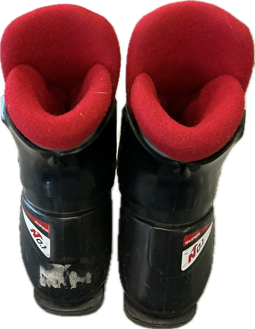 Vist Large View of Product Image Which is Used Nordica SUPER 0.1 Boys DH Ski Boot Black 165 MP - Y09