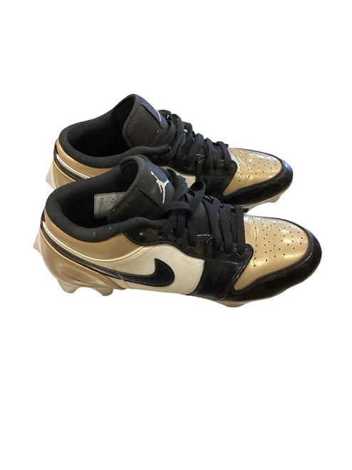 Vist Large View of Product Image Which is Used Nike AIR JORDAN CLEATS BB/SB Cleats Gold Senior 9