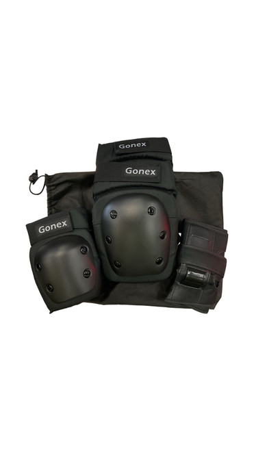 Vist Large View of Product Image Which is Used Gonex ADULT Inline Protective Set Black MD
