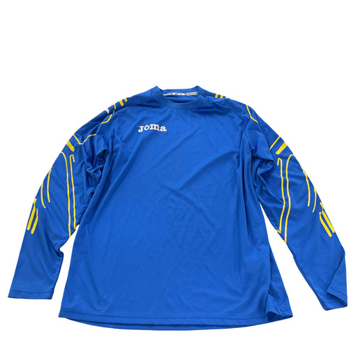 Vist Large View of Product Image Which is Used Joma GOALIE JERSEY Soccer Goalie Top Adt Royal Blue MD
