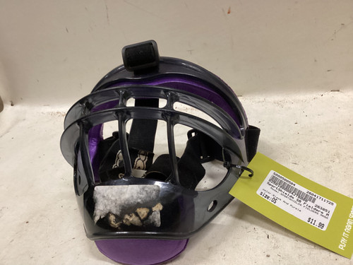 Vist Large View of Product Image Which is Used SPORTSHIELDS FIELDERS MASK BB/SB Fielders Mask Black And Purple One Size