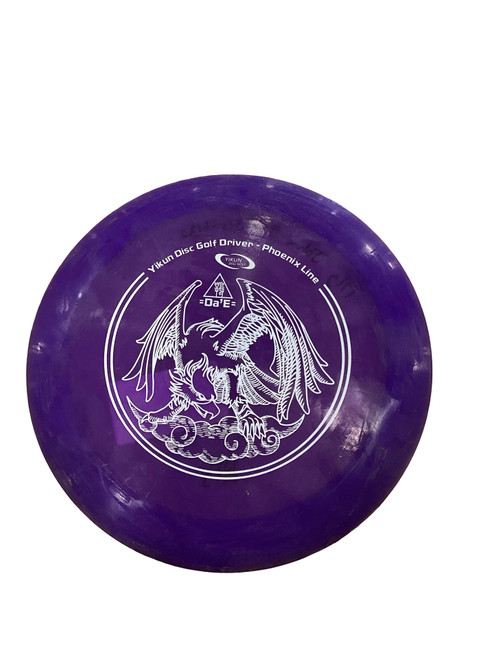 Vist Large View of Product Image Which is Used YIKUN DISC DRAGON Disc Golf Driver Purple