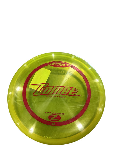Vist Large View of Product Image Which is Used Discraft COMET Disc Golf Mid Range Yellow