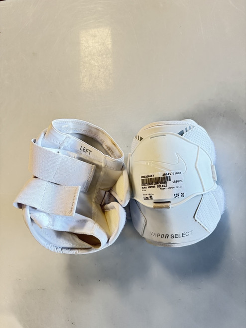 Vist Large View of Product Image Which is Used Nike VAPOR SELECT Lacrosse Arm Pads/Guards White MD